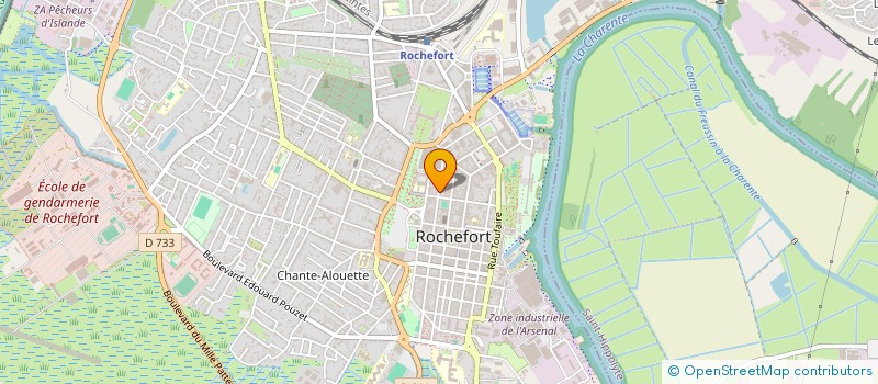 localisation de l'entreprise CINEMA DES AILLEURS  ROCHEFORT