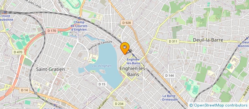 localisation de l'entreprise CINEMA EN DIRECT à ENGHIEN-LES-BAINS