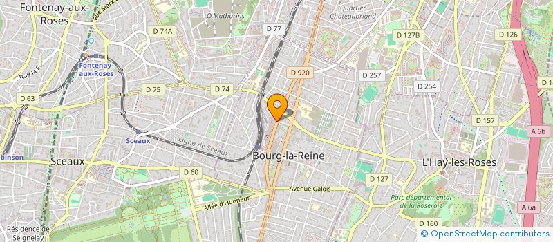 localisation de l'entreprise CINEMA ET AVENTURES PRODUCTIONS à BOURG-LA-REINE