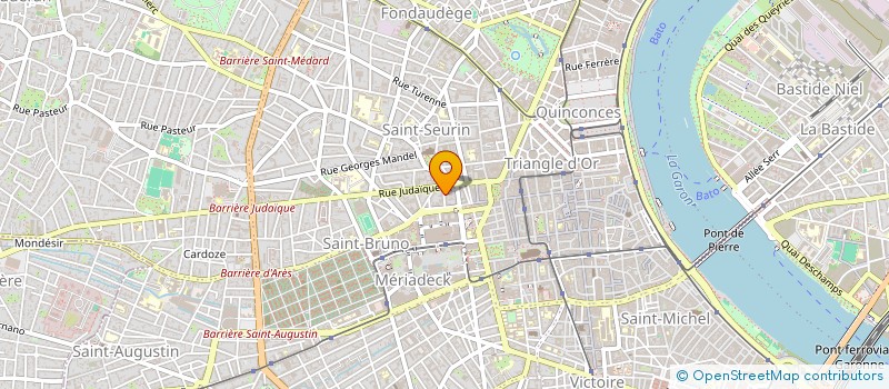 localisation de l'entreprise CINEMA ET SOCIETE à BORDEAUX