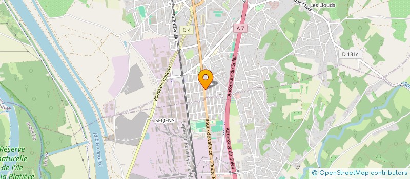 localisation de l'entreprise CINEMA FRANCAIS  ROUSSILLON