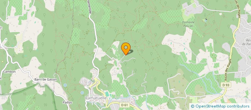 localisation de l'entreprise CINEMA-IN  RAMATUELLE