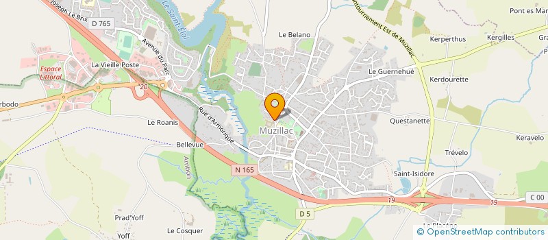 localisation de l'entreprise CINEMA JEANNE D'ARC à MUZILLAC