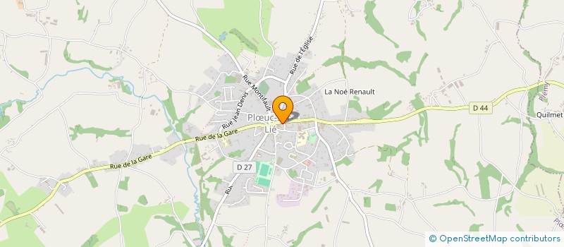 localisation de l'entreprise CINEMA JEANNE D ARC à PLOUGUENAST-LANGAST
