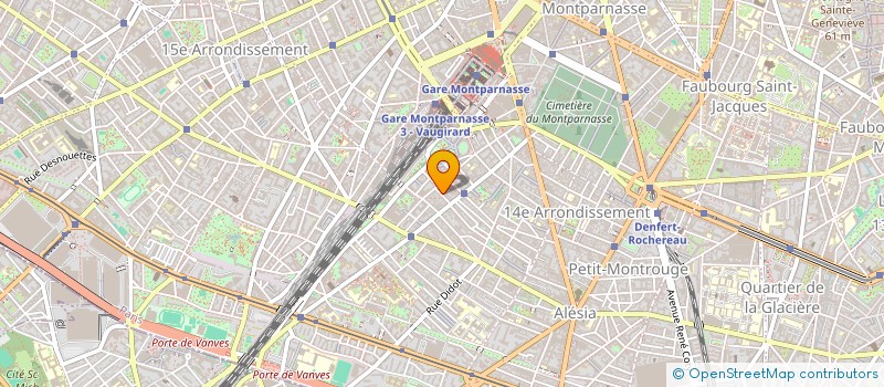 localisation de l'entreprise CINEMA L'ENTREPOT à PARIS
