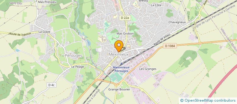 localisation de l'entreprise CINEMA L HORLOGE à MEXIMIEUX