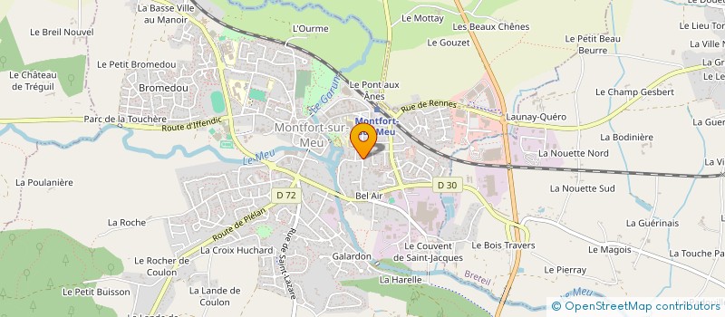 localisation de l'entreprise CINEMA LA CANE à MONTFORT-SUR-MEU