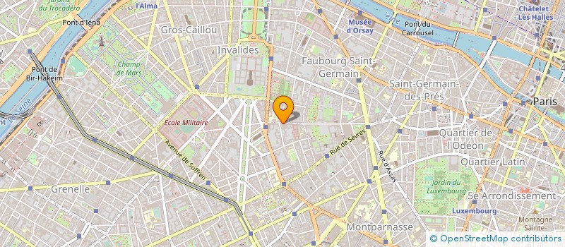 localisation de l'entreprise CINEMA LA PAGODE à PARIS