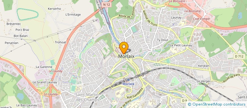localisation de l'entreprise CINEMA LA SALAMANDRE à MORLAIX