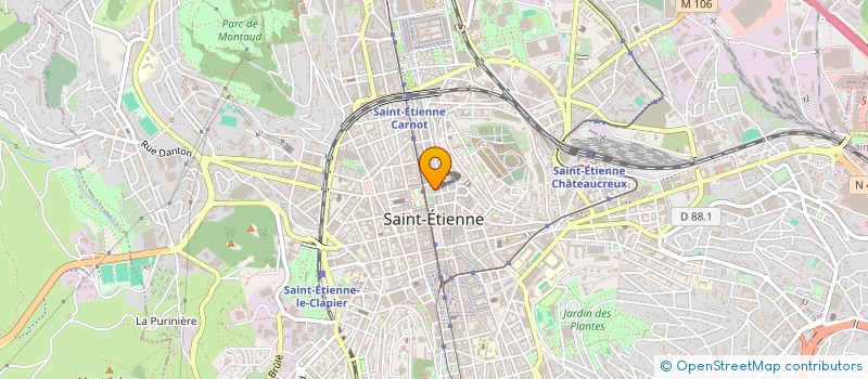 localisation de l'entreprise CINEMA LE MELIES  SAINT-ETIENNE