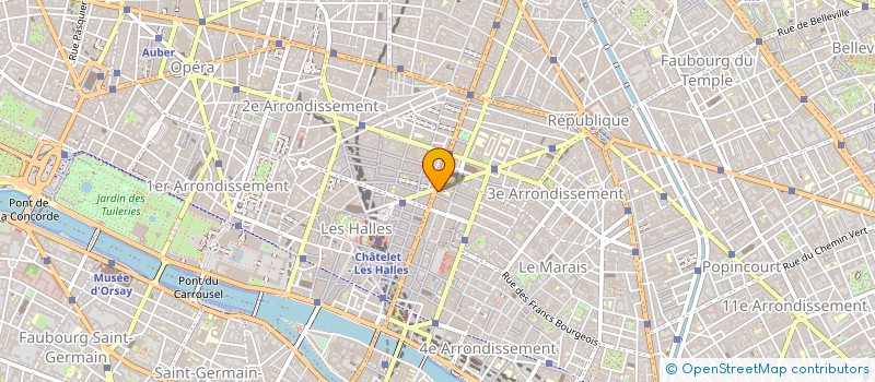 localisation de l'entreprise CINEMA NATIONAL POPULAIRE à PARIS
