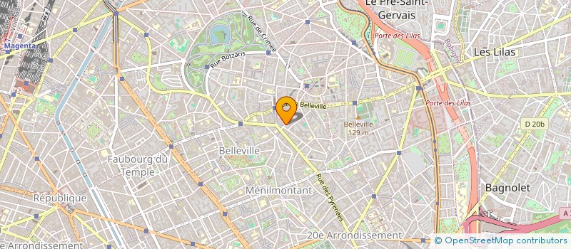 localisation de l'entreprise CINEMA NOMADE  PARIS