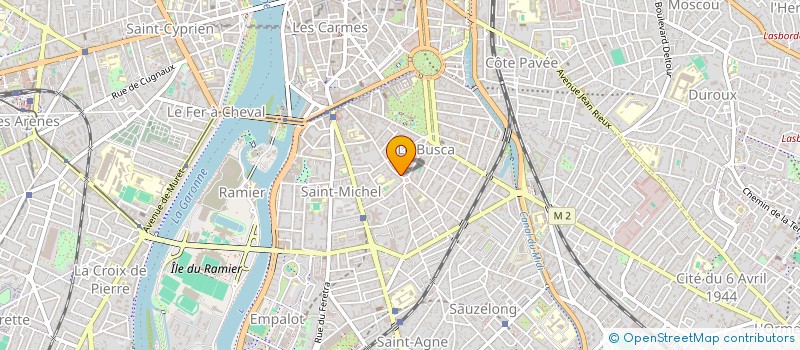 localisation de l'entreprise CINEMA PARADISO  TOULOUSE