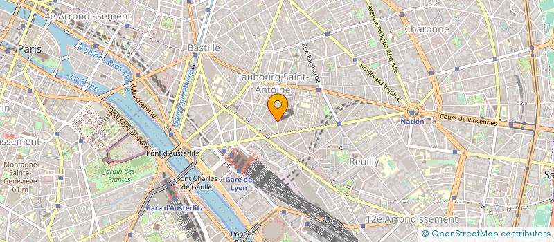 localisation de l'entreprise CINEMA S.F.X DOMENJOUD  PARIS