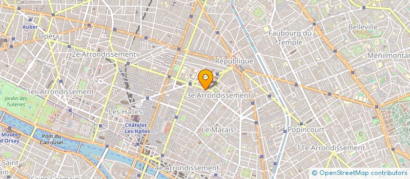 localisation de l'entreprise CINEMAGE 13 DEVELOPPEMENT  PARIS