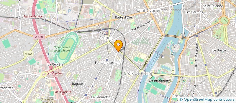 localisation de l'entreprise CINEMAGINA  TOULOUSE