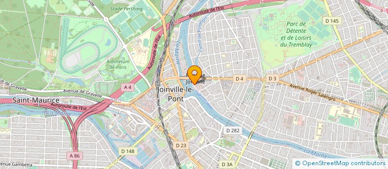localisation de l'entreprise CINEMANE FILMS à JOINVILLE-LE-PONT