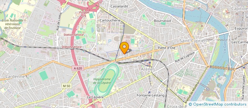 localisation de l'entreprise CINEMANGAME 31  TOULOUSE