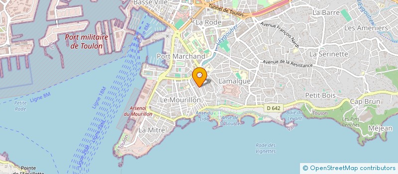 localisation de l'entreprise CINEMANIAK à TOULON