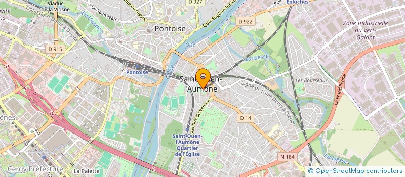 localisation de l'entreprise CINEMAS DES DEUX RIVES  SAINT-OUEN-L'AUMONE