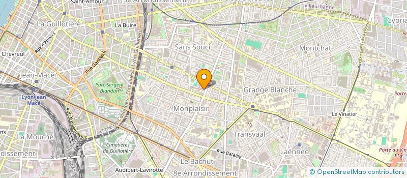 localisation de l'entreprise CINEMAS LUMIERE à LYON