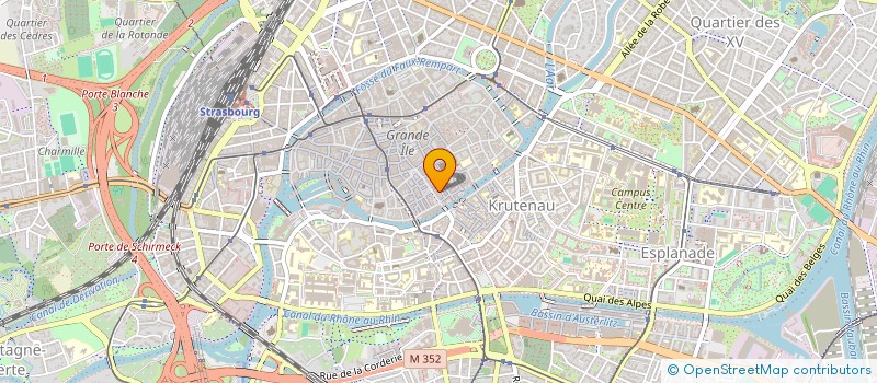 localisation de l'entreprise CINEMASCOOP à STRASBOURG