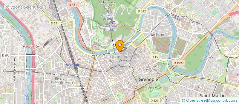 localisation de l'entreprise CINEMATHEQUE DE GRENOBLE  GRENOBLE