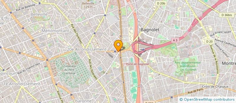 localisation de l'entreprise CINEMATRAQUE  PARIS