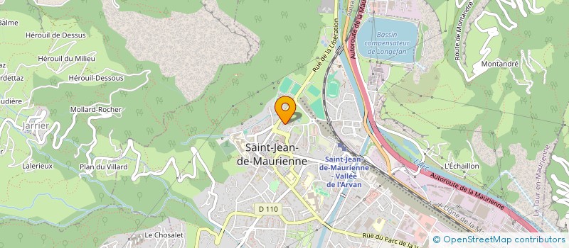 localisation de l'entreprise CINEMAURIENNE  SAINT-JEAN-DE-MAURIENNE