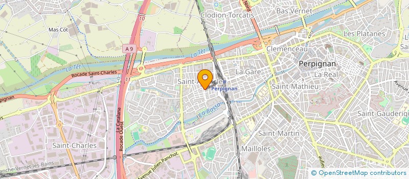 localisation de l'entreprise CINEMEMO 2000 PRODUCTIONS  PERPIGNAN