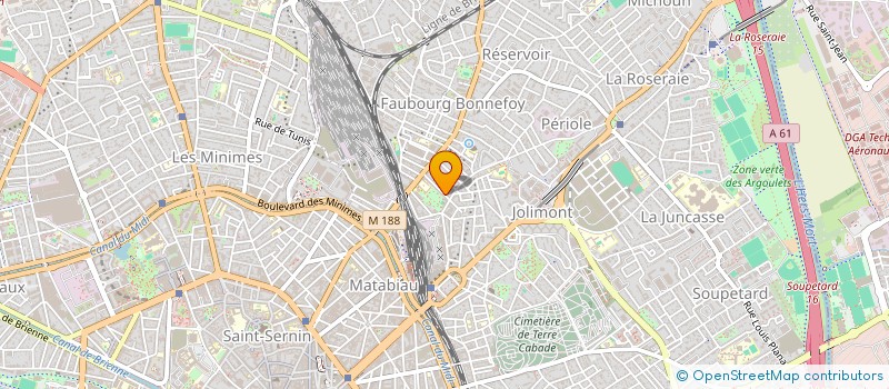 localisation de l'entreprise CINEMUSE à TOULOUSE