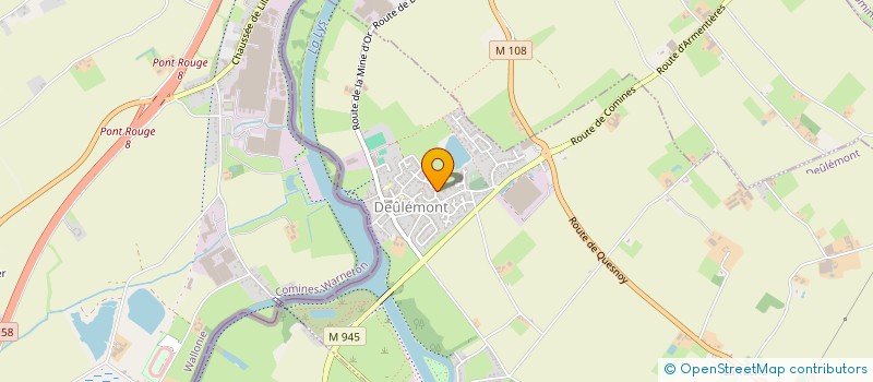 localisation de l'entreprise CINENIME  DEULEMONT