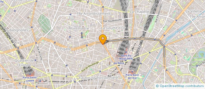 localisation de l'entreprise CINEPARALLAX  PARIS