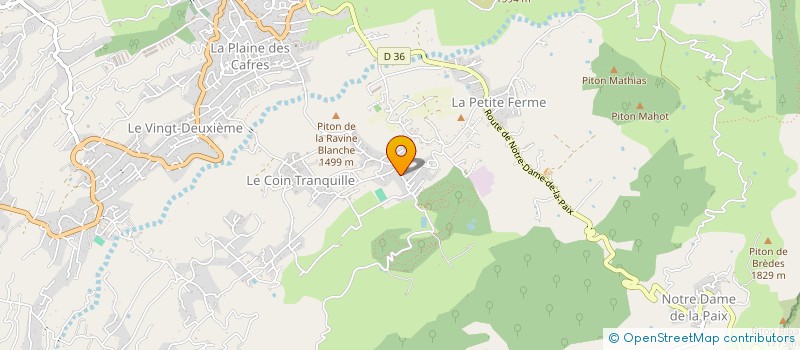 localisation de l'entreprise CINEPARC 974  LE TAMPON