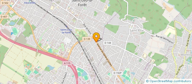 localisation de l'entreprise CINEPASSION à SAINT-LEU-LA-FORET