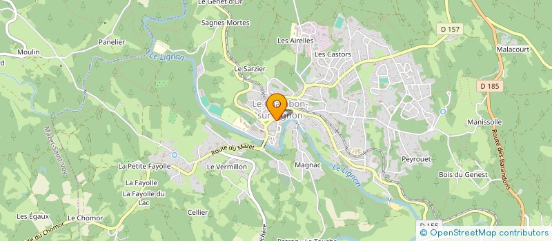 localisation de l'entreprise CINEPASSION à LE CHAMBON-SUR-LIGNON