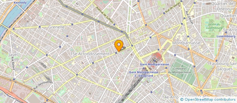 localisation de l'entreprise CINEPHASE à PARIS