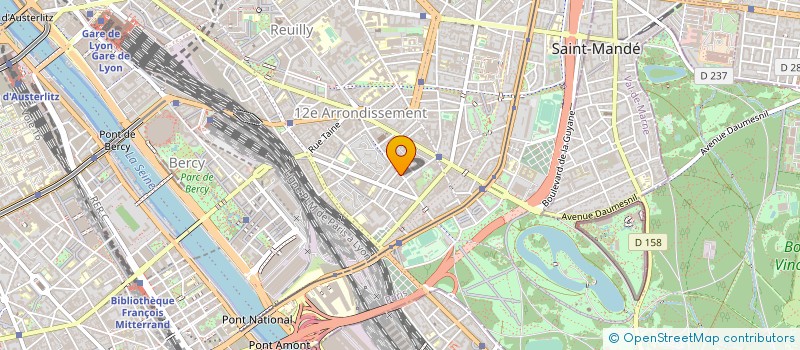 localisation de l'entreprise CINEPHI CLUB AFRIQU CARAIBE OCEAN INDIEN  PARIS