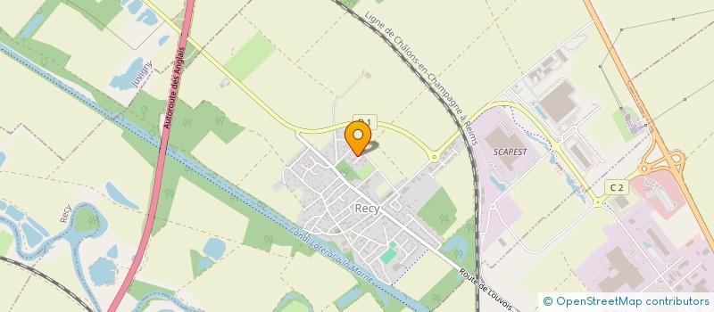 localisation de l'entreprise CINEPHORE  RECY