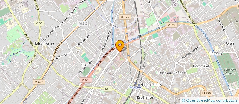 localisation de l'entreprise CINEPL  TOURCOING