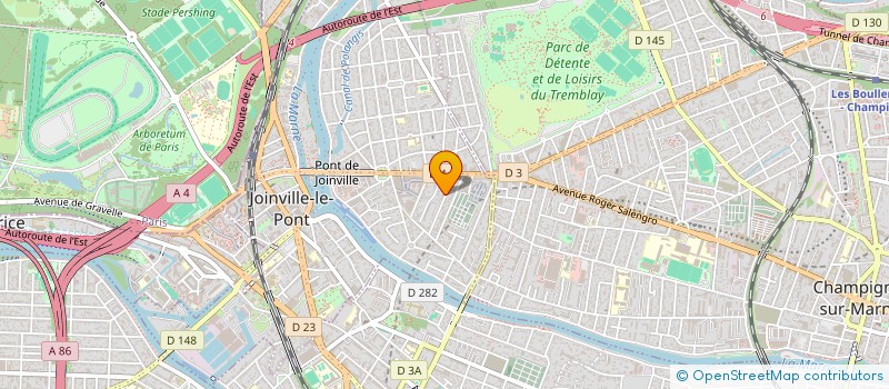 localisation de l'entreprise CINEPOLE à JOINVILLE-LE-PONT