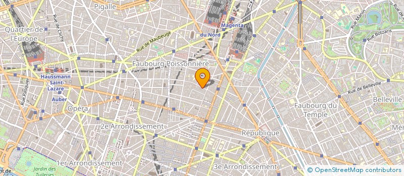 localisation de l'entreprise CINEPOQUE à PARIS