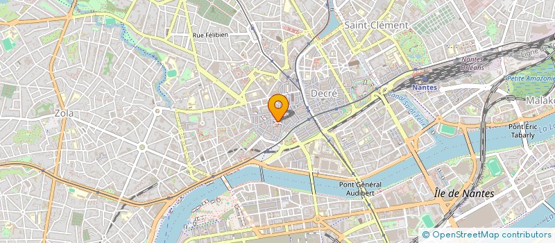 localisation de l'entreprise CINEPRISME  NANTES