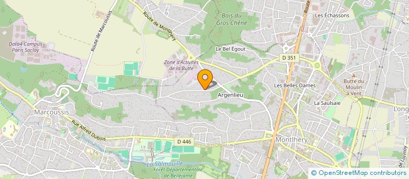 localisation de l'entreprise CINEPROD à MONTLHERY