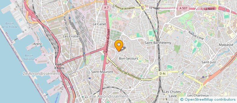 localisation de l'entreprise CINEPROD13  MARSEILLE