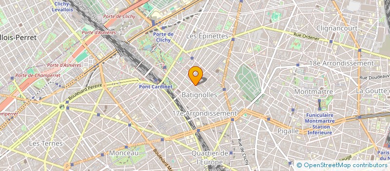 localisation de l'entreprise CINEPRODIS FILMS S A R L à PARIS