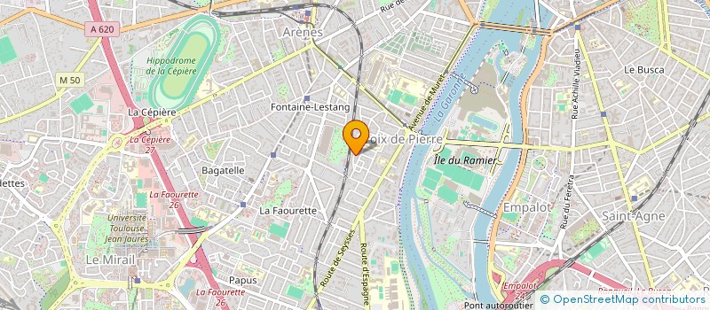 localisation de l'entreprise CINEQUANONE à TOULOUSE