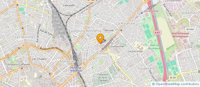 localisation de l'entreprise CINERJ  TOULOUSE