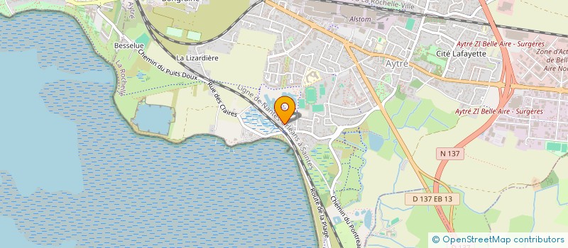 localisation de l'entreprise CINESTATE LA ROCHELLE  MAUZE-SUR-LE-MIGNON