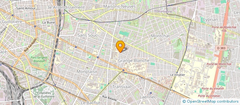 localisation de l'entreprise CINESTRIB DISTRIBUTION  LYON